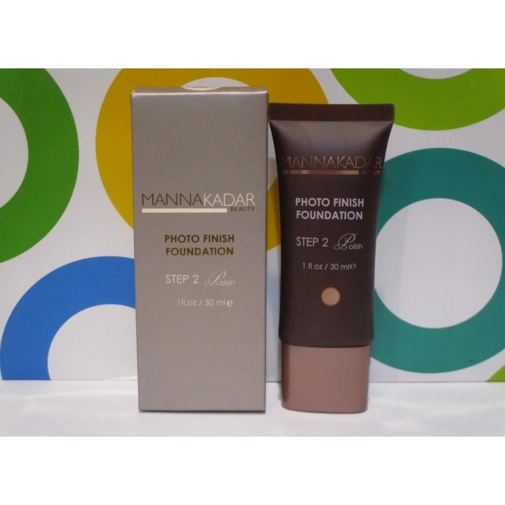 MANNA KADAR BEAUTY Photo Finish‎ Foundation 1 OZ C3 Flawless Linen #83216 Tube